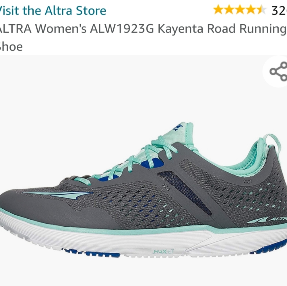 Altra Kayenta blue/grey size 10 women